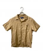 POLO RALPH LAURENポロ・ラルフローレン）の古着「リネンオープンカラーシャツ」｜ベージュ