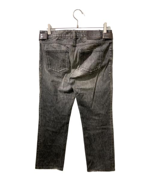 GUCCI（グッチ）GUCCI (グッチ) ホースビットベルトデニムパンツ ブラック サイズ:42の古着・服飾アイテム