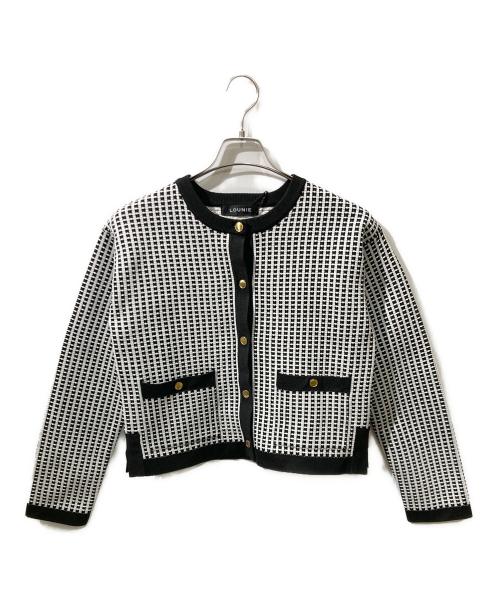LOUNIE（ルーニー）LOUNIE (ルーニー) ツイード調 セットアップ ホワイト サイズ:Freeの古着・服飾アイテム
