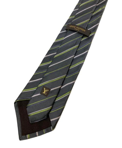 LOUIS VUITTON（ルイ ヴィトン）LOUIS VUITTON (ルイ ヴィトン) LVロゴネクタイ グレー サイズ:-の古着・服飾アイテム