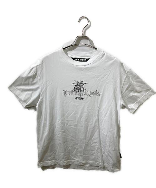 Palm Angels（パーム エンジェルス）Palm Angels (パーム エンジェルス) プリントTシャツ ホワイト サイズ:Mの古着・服飾アイテム