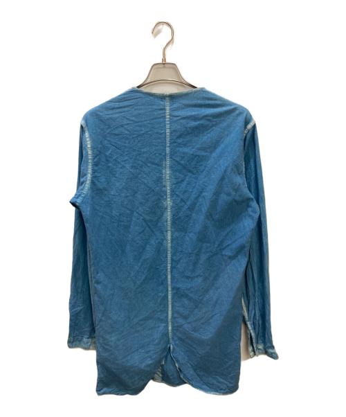 Tender（テンダー）Tender (テンダー) 437製品染シャツ インディゴ サイズ:3の古着・服飾アイテム