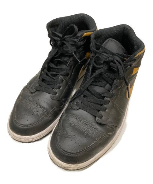 NIKE（ナイキ）NIKE (ナイキ) Air Jordan 1 Mid ブラック サイズ:27.5cmの古着・服飾アイテム