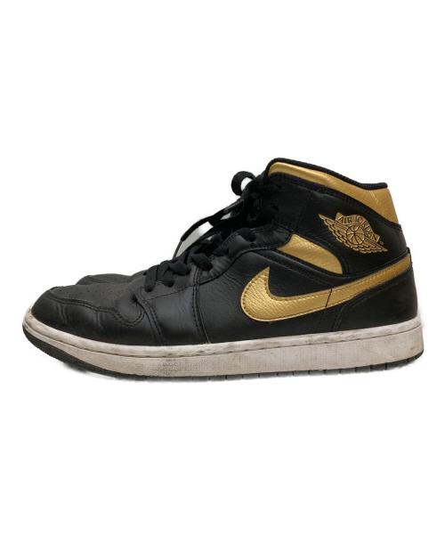 NIKE（ナイキ）NIKE (ナイキ) Air Jordan 1 Mid ブラック サイズ:27.5cmの古着・服飾アイテム