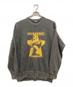 Hysteric Glamourヒステリックグラマー）の古着「YES YES YES スウェット」｜グレー