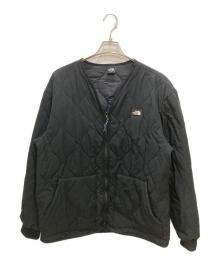 THE NORTH FACE（ザ ノース フェイス）の古着「Ｖネック パディングジャケット」｜ブラック