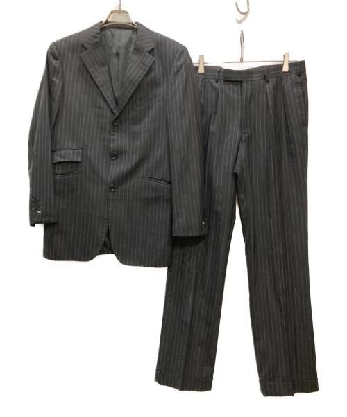BURBERRY BLACK LABEL（バーバリーブラックレーベル）BURBERRY BLACK LABEL (バーバリーブラックレーベル) SUPER110Sウール セットアップスーツ ブラック サイズ:40の古着・服飾アイテム