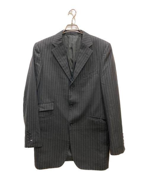 BURBERRY BLACK LABEL（バーバリーブラックレーベル）BURBERRY BLACK LABEL (バーバリーブラックレーベル) SUPER110Sウール セットアップスーツ ブラック サイズ:40の古着・服飾アイテム