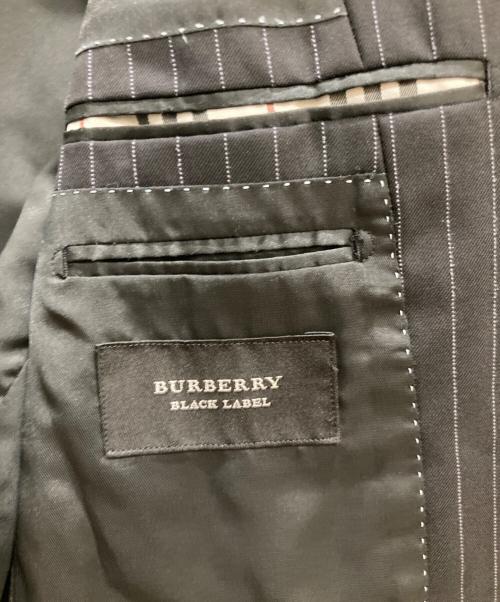 BURBERRY BLACK LABEL（バーバリーブラックレーベル）BURBERRY BLACK LABEL (バーバリーブラックレーベル) SUPER110Sウール セットアップスーツ ブラック サイズ:40の古着・服飾アイテム