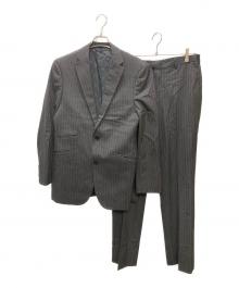 BURBERRY BLACK LABEL（バーバリーブラックレーベル）の古着「SUPER110Sウール セットアップスーツ」｜グレー