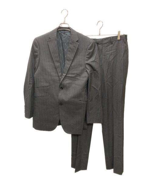 BURBERRY BLACK LABEL（バーバリーブラックレーベル）BURBERRY BLACK LABEL (バーバリーブラックレーベル) SUPER110Sウール セットアップスーツ グレー サイズ:40の古着・服飾アイテム