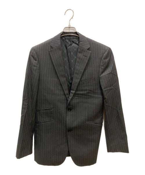 BURBERRY BLACK LABEL（バーバリーブラックレーベル）BURBERRY BLACK LABEL (バーバリーブラックレーベル) SUPER110Sウール セットアップスーツ グレー サイズ:40の古着・服飾アイテム
