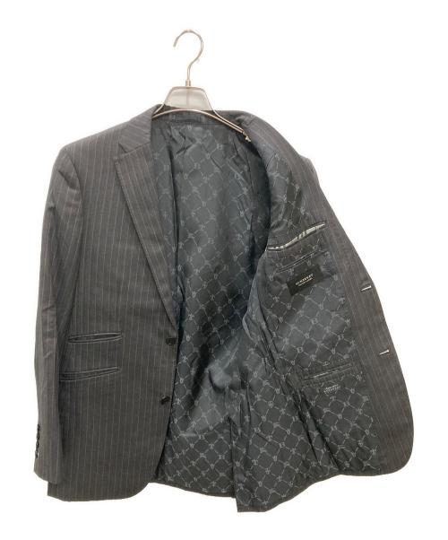 BURBERRY BLACK LABEL（バーバリーブラックレーベル）BURBERRY BLACK LABEL (バーバリーブラックレーベル) SUPER110Sウール セットアップスーツ グレー サイズ:40の古着・服飾アイテム