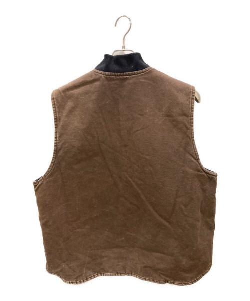 CarHartt（カーハート）CarHartt (カーハート) 00Sダックベスト ブラウン サイズ:XLの古着・服飾アイテム