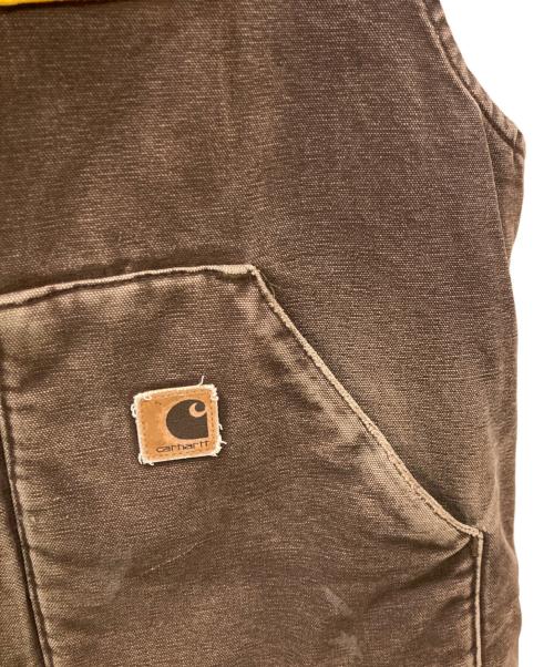 CarHartt（カーハート）CarHartt (カーハート) 00Sダックベスト ブラウン サイズ:XLの古着・服飾アイテム