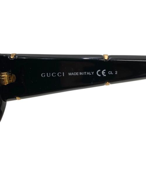 GUCCI（グッチ）GUCCI (グッチ) ホースビットサングラス ブラック サイズ:60□15の古着・服飾アイテム
