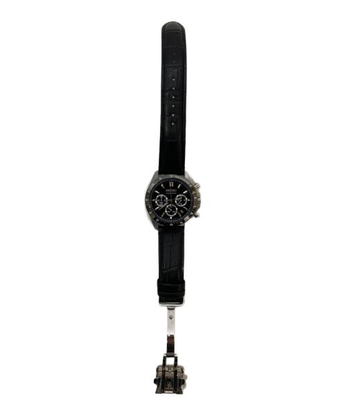 SEIKO（セイコー）SEIKO (セイコー) クロノグラフ クォーツ ブラックの古着・服飾アイテム
