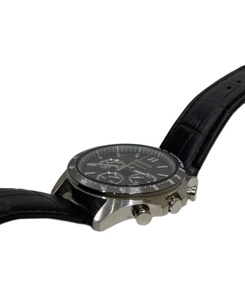 SEIKO（セイコー）SEIKO (セイコー) クロノグラフ クォーツ ブラックの古着・服飾アイテム
