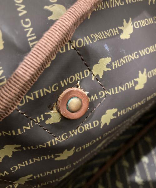 HUNTING WORLD（ハンティングワールド）HUNTING WORLD (ハンティングワールド) サファリトゥデイ/２WAYボストンバック ベージュの古着・服飾アイテム