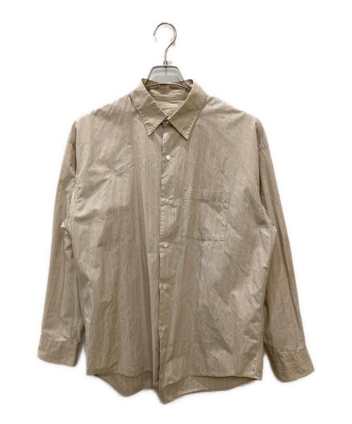 ULTERIOR（アルテリア）ULTERIOR (アルテリア) OVERLAID STANDARD SHIRT ベージュ サイズ:4の古着・服飾アイテム
