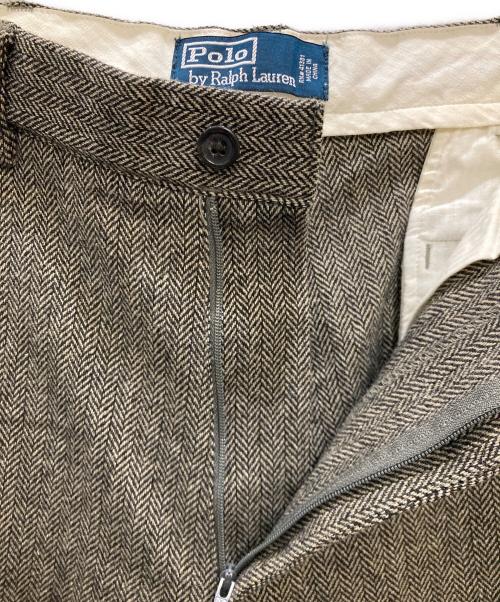 POLO RALPH LAUREN（ポロ・ラルフローレン）POLO RALPH LAUREN (ポロ・ラルフローレン) ウールパンツ ベージュ サイズ:SIZE 34/32の古着・服飾アイテム