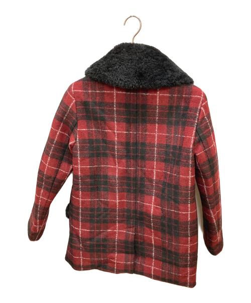 COACH（コーチ）COACH (コーチ) チェックコート レッドの古着・服飾アイテム