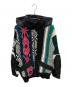 sacai（サカイ）の古着「ジャガードニットドッキングジャケット」｜ブラック