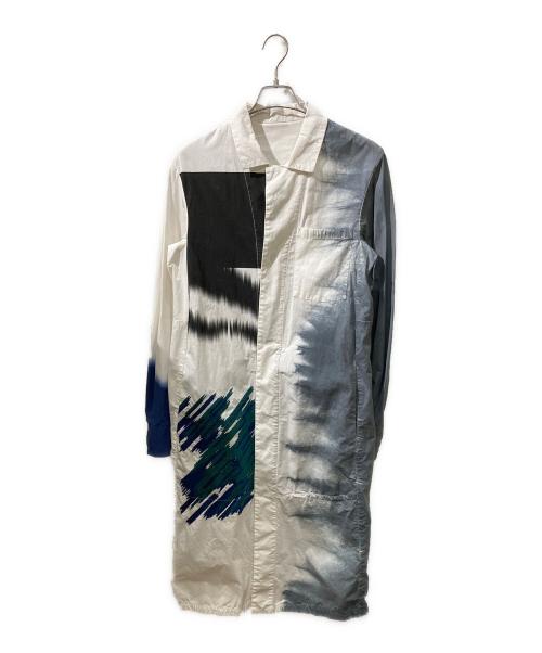 11 BY BORIS BIDJAN SABERI（イレブン バイ・ボリスビジャンサベリ）11 BY BORIS BIDJAN SABERI (イレブン バイ・ボリスビジャンサベリ) 刺繍デザインコート ホワイト サイズ:記載なしの古着・服飾アイテム