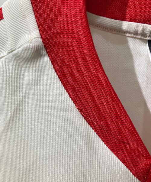 adidas（アディダス）adidas (アディダス) 古着ACミラン ゲームシャツ ホワイト サイズ:Mの古着・服飾アイテム