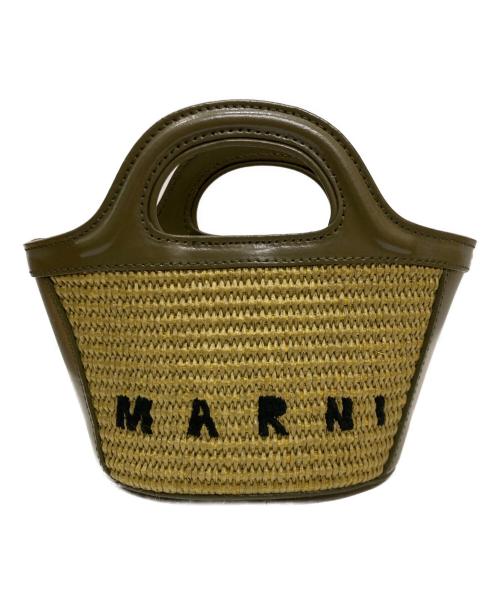 MARNI（マルニ）MARNI (マルニ) マイクロ トロピカリア 2wayショルダーバッグ カーキの古着・服飾アイテム