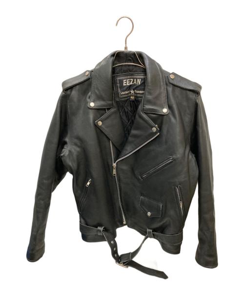 EEZAN（イーザン）EEZAN (イーザン) ダブルライダースジャケット ブラック サイズ:42の古着・服飾アイテム