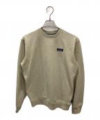Patagoniaパタゴニア）の古着「P-6 LABEL UPRISAL CREW SWEATSHIRT」｜ベージュ