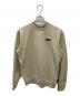 Patagonia（パタゴニア）の古着「P-6 LABEL UPRISAL CREW SWEATSHIRT」｜ベージュ