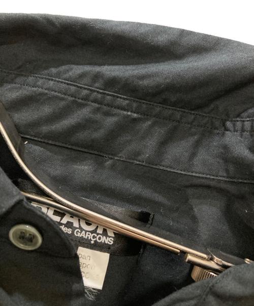 BLACK COMME des GARCONS（ブラックコムデギャルソン）BLACK COMME des GARCONS (ブラックコムデギャルソン) ロングシャツ ブラック サイズ:Sの古着・服飾アイテム