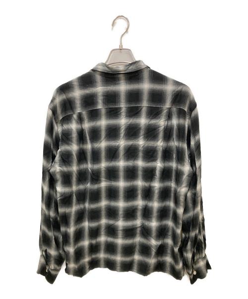 TOWN CRAFT（タウンクラフト）TOWN CRAFT (タウンクラフト) 60's復刻オンブレチェックシャツ ブラック サイズ:Mの古着・服飾アイテム
