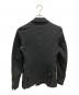 COMME des GARCONS HOMME PLUS (コムデギャルソンオムプリュス) ポリ縮絨ダブルボタンジャケット ブラック サイズ:XS：15000円
