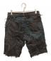 INNOCENCE NYC (イノセンス ニューヨーク) PATCHWORK DENIM SHORTS ブラック サイズ: 76cm (W30)：12000円
