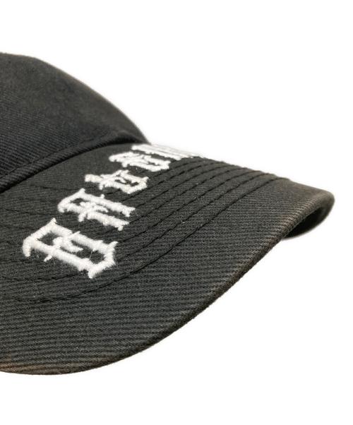 BALENCIAGA（バレンシアガ）BALENCIAGA (バレンシアガ) Tattoo Logo Cap ブラックの古着・服飾アイテム