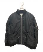 sacaiサカイ）の古着「Nylon Twill Blouson」｜ブラック