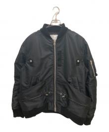 sacai（サカイ）の古着「Nylon Twill Blouson」｜ブラック