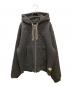 stussy（ステューシー）の古着「VERTICAL QUILTED ZIP HOODIE」｜グレー
