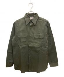 BIG YANK（ビッグヤンク）の古着「ヴィンテージワークシャツ」｜オリーブ