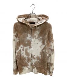 1piu1uguale3（ウノピュウノウグァーレトレ）の古着「TIE DYE ZIP PARKA」｜ブラウン