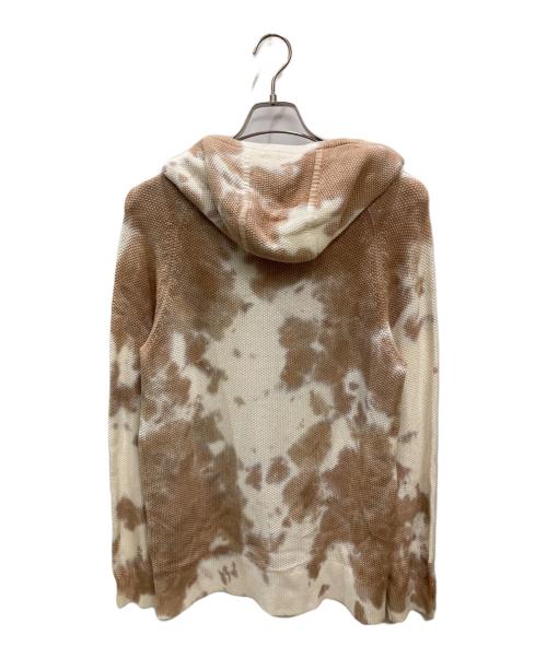 1piu1uguale3（ウノピュウノウグァーレトレ）1piu1uguale3 (ウノピュウノウグァーレトレ) TIE DYE ZIP PARKA ブラウン サイズ:5の古着・服飾アイテム