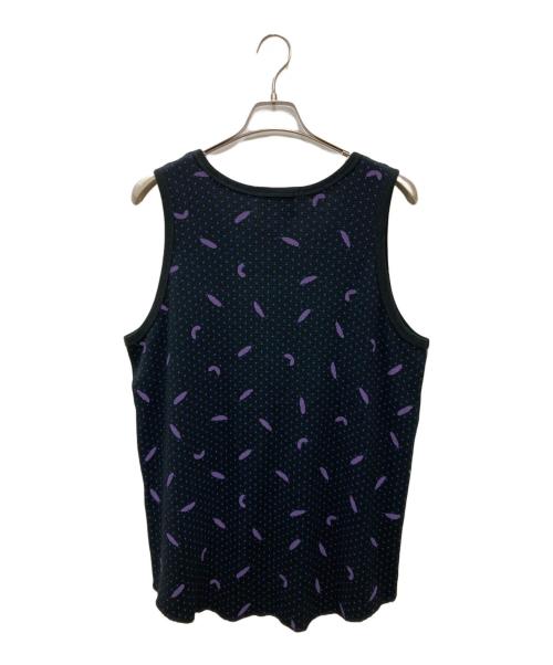 TUITACI（ツイタチ）TUITACI (ツイタチ) フェザーワッフルタンク ブラック サイズ:Mの古着・服飾アイテム