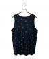TUITACI (ツイタチ) フェザーワッフルタンク ブラック サイズ:M：4000円