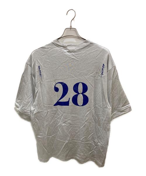 crest clothing（クレスト・クロージング）crest clothing (クレスト・クロージング) ワッペンTシャツ グレー サイズ:Mの古着・服飾アイテム