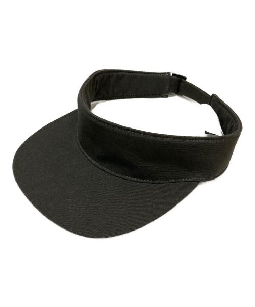 YOHJI YAMAMOTO（ヨウジヤマモト）YOHJI YAMAMOTO (ヨウジヤマモト) サンバイザー グレーの古着・服飾アイテム