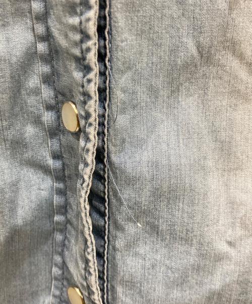 GUCCI（グッチ）GUCCI (グッチ) ウエスタンデニムシャツ インディゴ サイズ:42の古着・服飾アイテム