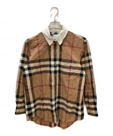 BURBERRY LONDON（バーバリーロンドン）の古着「メガチェックシャツ」｜ベージュ